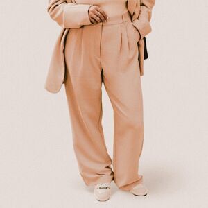 Abercrombie & Fitch Sloane Ultra High-Rise Wide Leg Curve Love Trousers 16 NWT